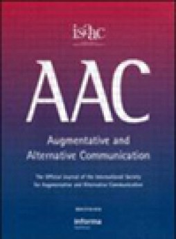 Augmentative And Alternative Communication杂志