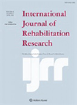 International Journal Of Rehabilitation Research杂志