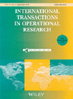 International Transactions In Operational Research杂志