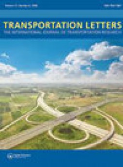 Transportation Letters-the International Journal Of Transportation Research杂志