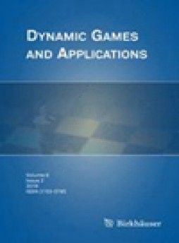 Dynamic Games And Applications杂志