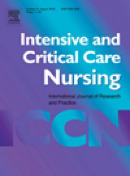 Intensive And Critical Care Nursing杂志