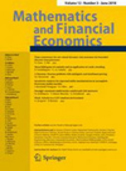 Mathematics And Financial Economics杂志