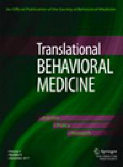 Translational Behavioral Medicine杂志