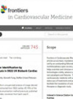 Frontiers In Cardiovascular Medicine杂志