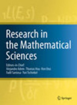 Research In The Mathematical Sciences杂志