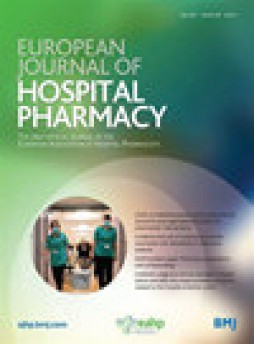 European Journal Of Hospital Pharmacy杂志