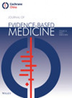 Journal Of Evidence-based Medicine杂志