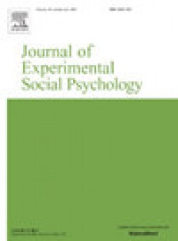 Journal Of Experimental Social Psychology杂志