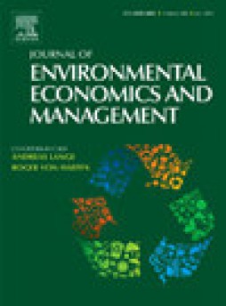 Journal Of Environmental Economics And Management杂志