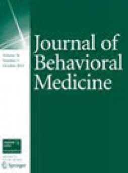 Journal Of Behavioral Medicine杂志