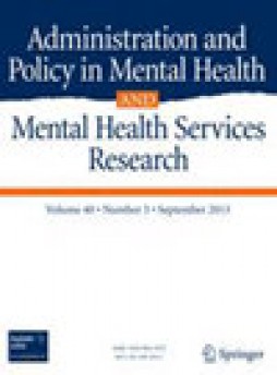 Administration And Policy In Mental Health And Mental Health Services Research杂志