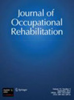 Journal Of Occupational Rehabilitation杂志