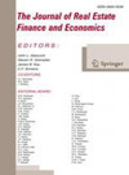 Journal Of Real Estate Finance And Economics杂志