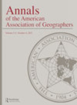 Annals Of The American Association Of Geographers杂志