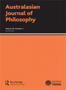 Australasian Journal Of Philosophy杂志