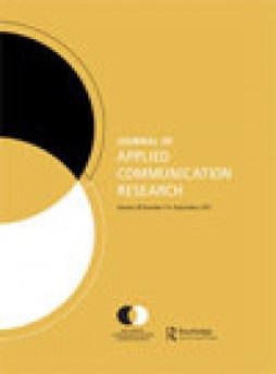 Journal Of Applied Communication Research杂志