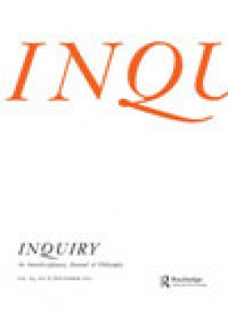 Inquiry-an Interdisciplinary Journal Of Philosophy杂志