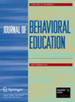 Journal Of Behavioral Education杂志