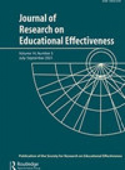 Journal Of Research On Educational Effectiveness杂志