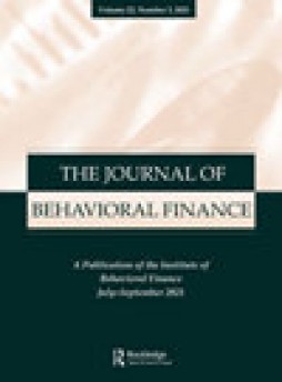 Journal Of Behavioral Finance杂志