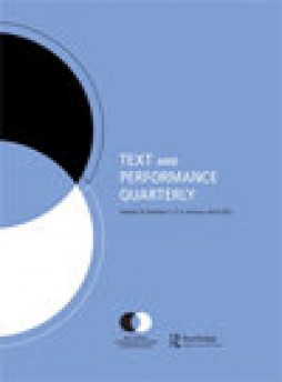 Text And Performance Quarterly杂志