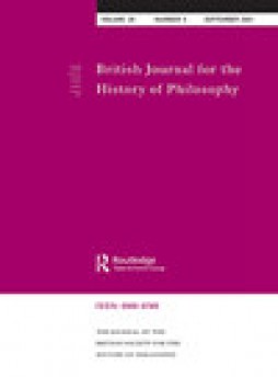 British Journal For The History Of Philosophy杂志