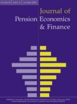 Journal Of Pension Economics & Finance杂志