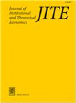 Journal Of Institutional And Theoretical Economics-zeitschrift Fur Die Gesamte S杂志