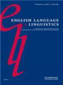 English Language & Linguistics杂志