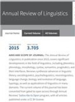 Annual Review Of Linguistics杂志