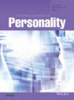 European Journal Of Personality杂志