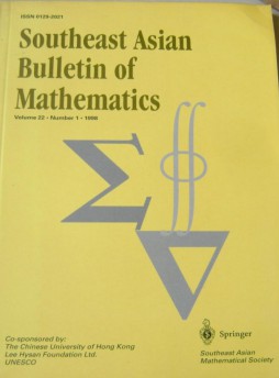 Southeast Asian Bulletin Of Mathematics杂志