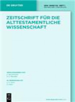 Zeitschrift Fur Die Alttestamentliche Wissenschaft杂志