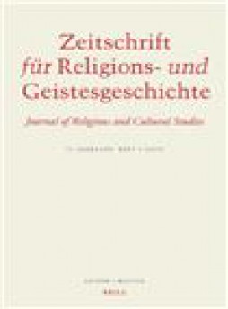 Zeitschrift Fur Religions-und Geistesgeschichte杂志