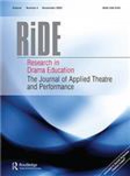 Ride-the Journal Of Applied Theatre And Performance杂志