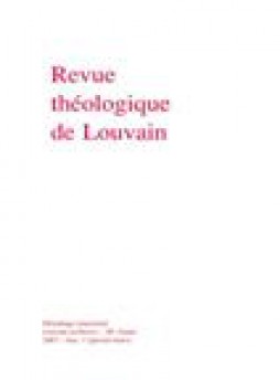 Revue Theologique De Louvain杂志