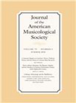 Journal Of The American Musicological Society杂志