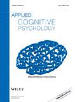 Applied Cognitive Psychology杂志