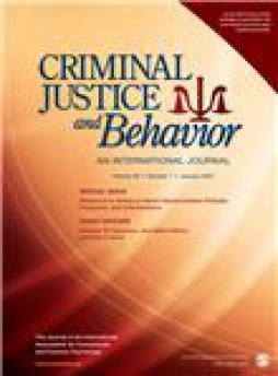 Criminal Justice And Behavior杂志