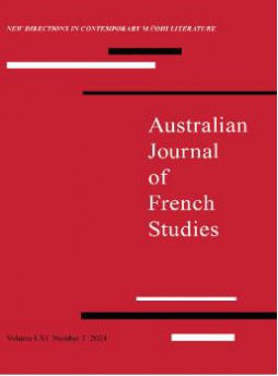 Australian Journal Of French Studies杂志