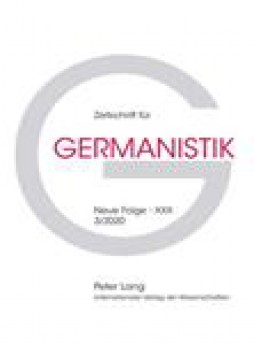 Zeitschrift Fur Germanistik杂志