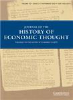 Journal Of The History Of Economic Thought杂志