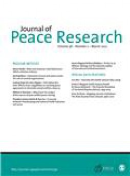 Journal Of Peace Research杂志