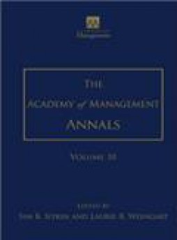 Academy Of Management Annals杂志