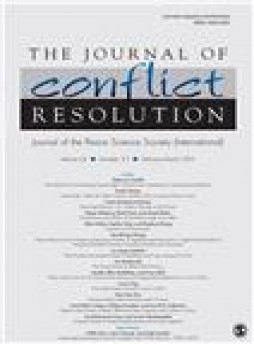 Journal Of Conflict Resolution杂志