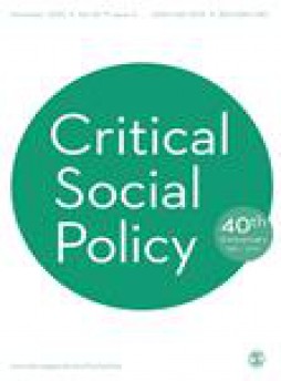 Critical Social Policy杂志