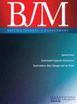 British Journal Of Management杂志