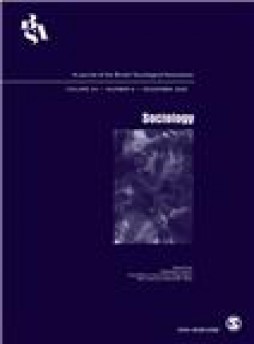 Sociology-the Journal Of The British Sociological Association杂志