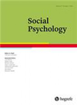 Social Psychology杂志